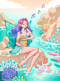 The Siren A6 Postcard