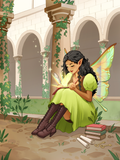The Scholar A6 Postcard