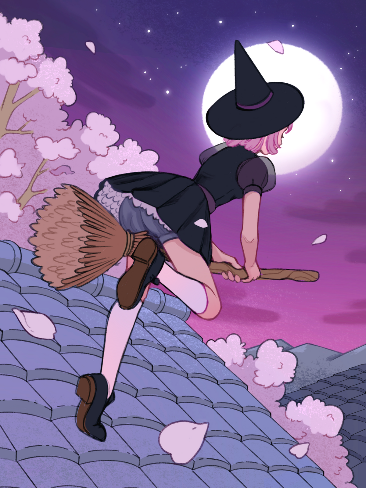 Ria on the Rooftops A6 Postcard