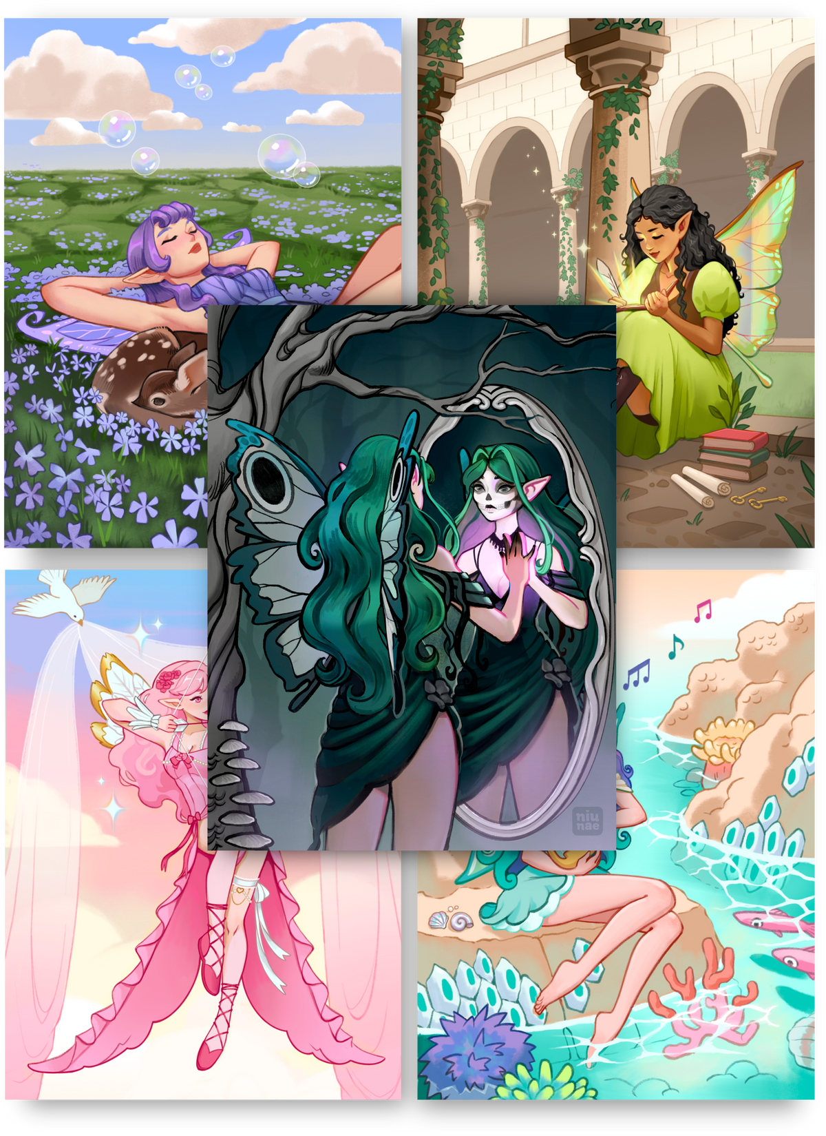 Faebruary - Postcard Set