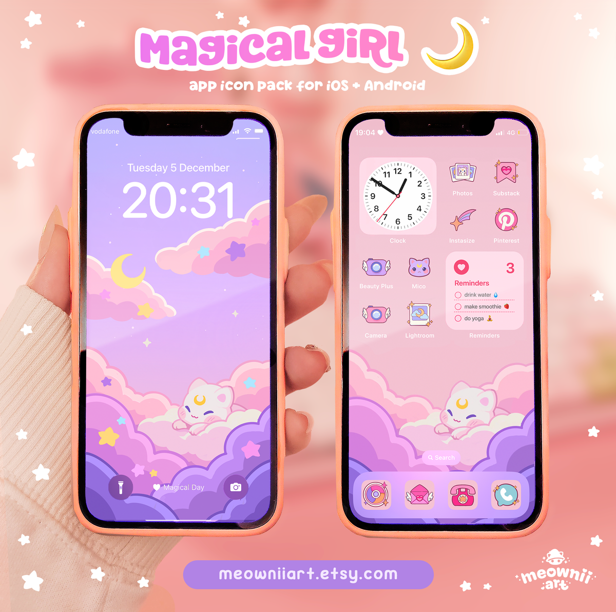 Magical Girl - Full App Icon Pack
