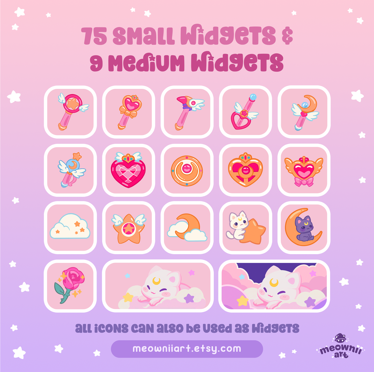 Magical Girl - Full App Icon Pack